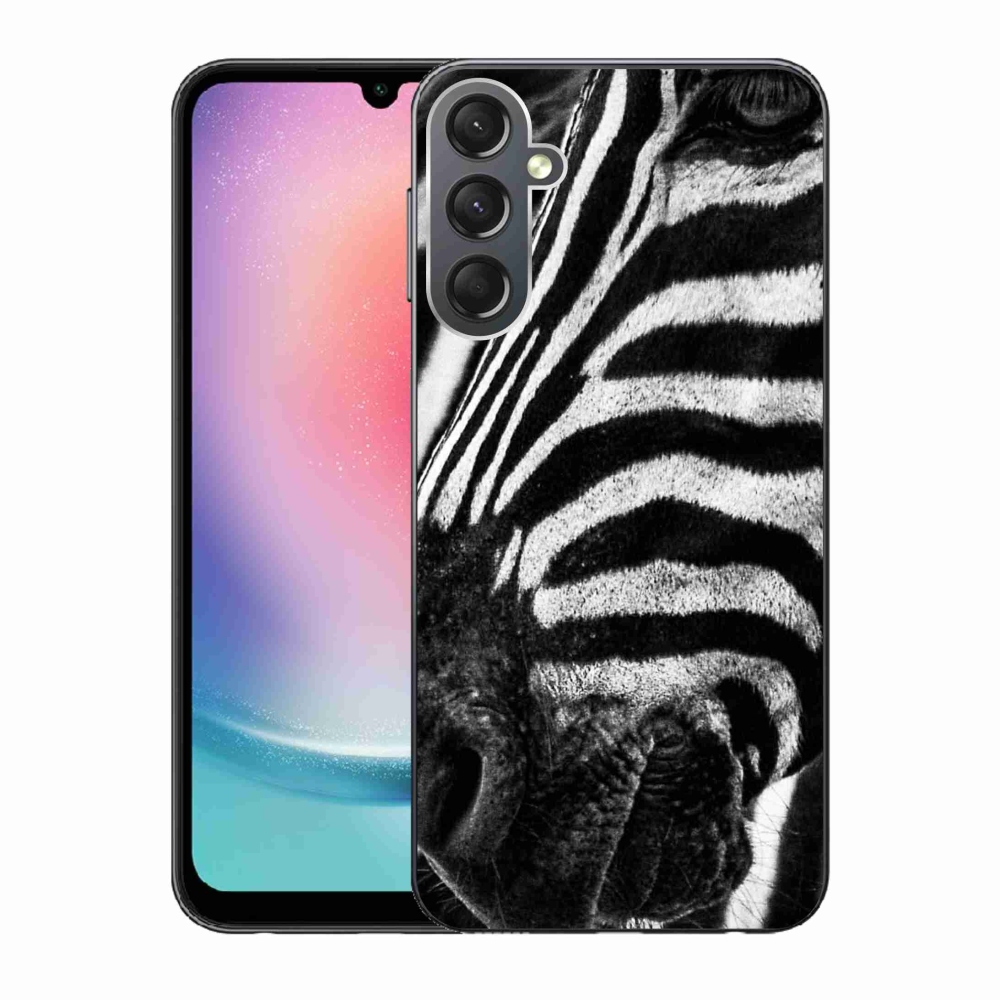 Gélový kryt mmCase na Samsung Galaxy A24 - zebra