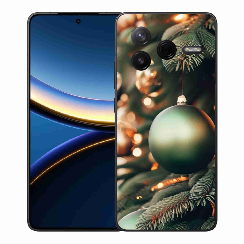 Gélový kryt mmCase na Xiaomi Poco F7 Pro - vianočné ozdoby 1