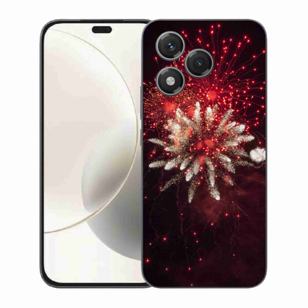 Gélový kryt mmCase na Honor 400 Lite - ohňostroj