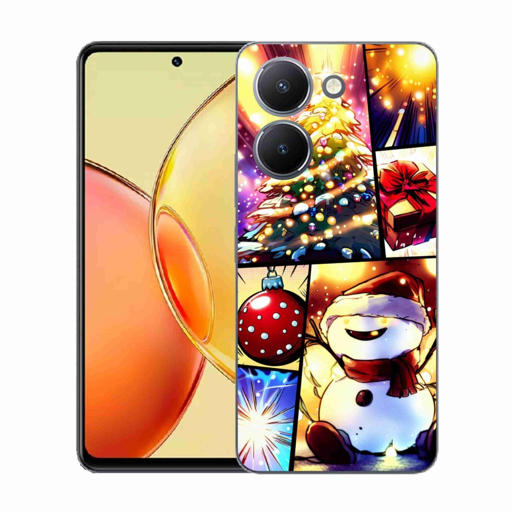 Gélový kryt mmCase na Vivo Y36 - vianočné motívy 1