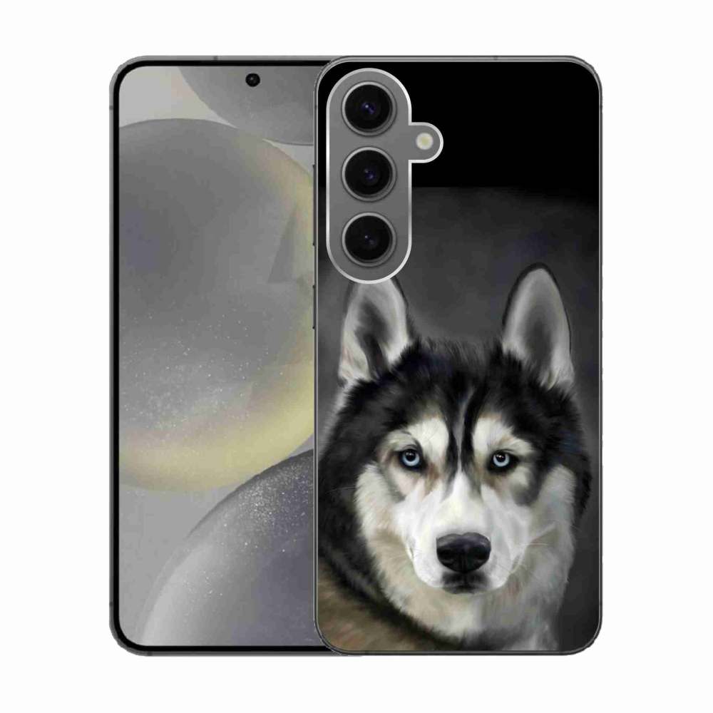Gélový obal mmCase na Samsung Galaxy S24 - husky