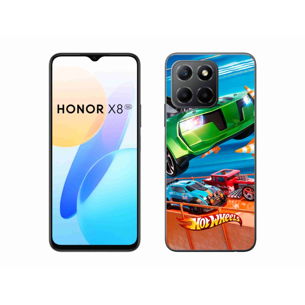 Gélový kryt mmCase na Honor X8 5G/Honor 70 Lite 5G - hot wheels 1