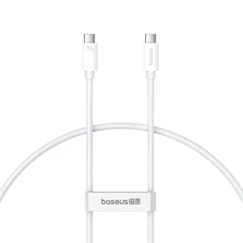 Baseus Superior Series 2 Fast Charging Dátový Kábel USB-C - USB-C 240W 1m Moon White