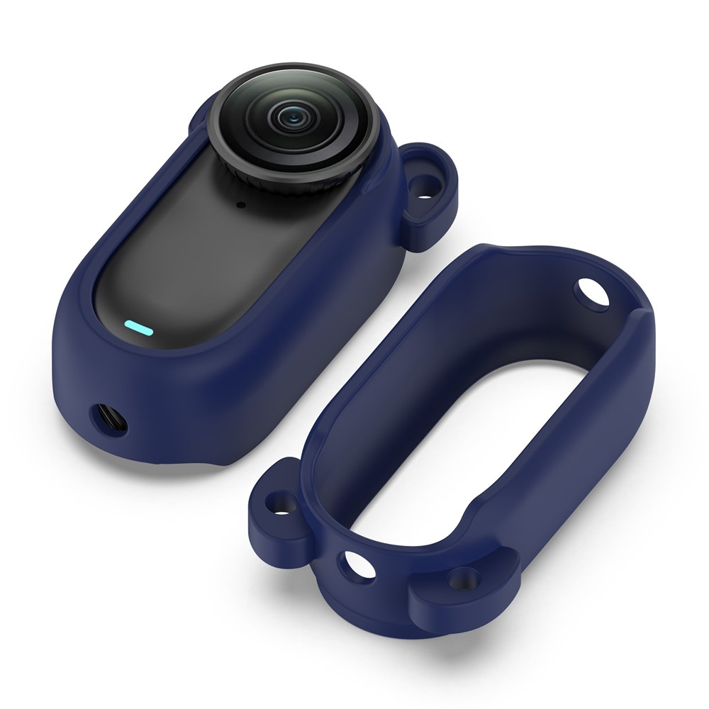 Silikónový ochranný obal pre Insta360 GO 3 / GO 3S - tmavomodrý