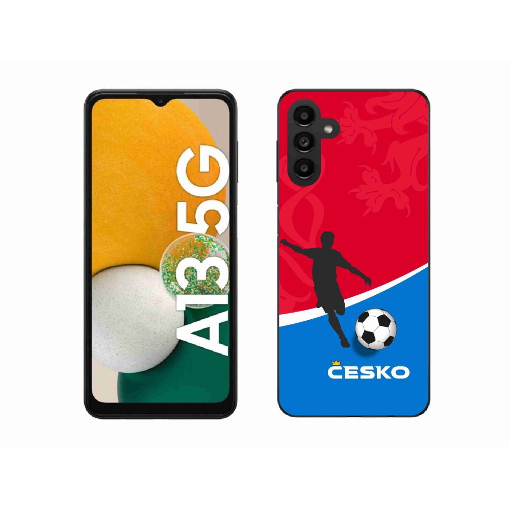 Gélový kryt mmCase na Samsung Galaxy A13 5G - futbal Česko