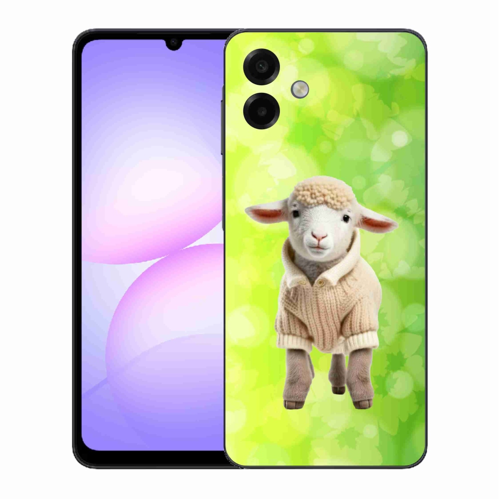 Gélový kryt mmCase na Samsung Galaxy A07 4G - jahňa vo svetri