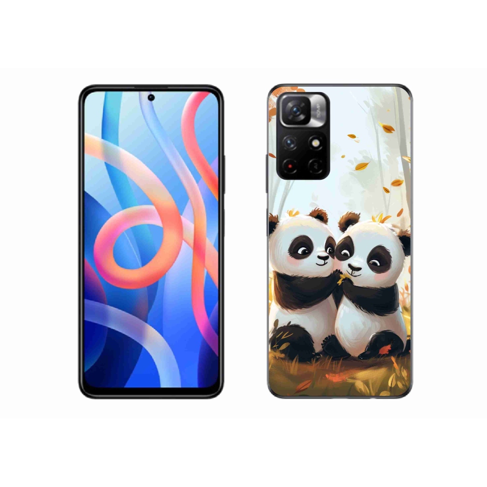 Gélový kryt mmCase na Xiaomi Redmi Note 11S 5G - pandy