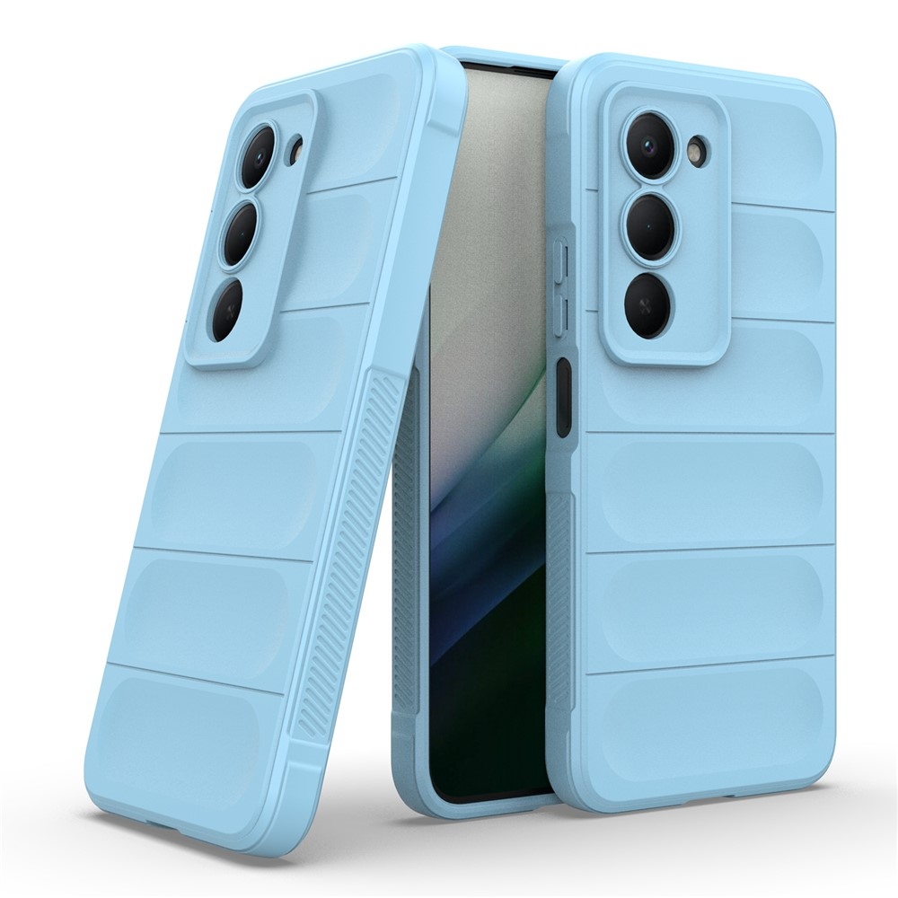 Rugg odolný gélový obal na Xiaomi Redmi 15 5G (169mm) - svetlomodrý