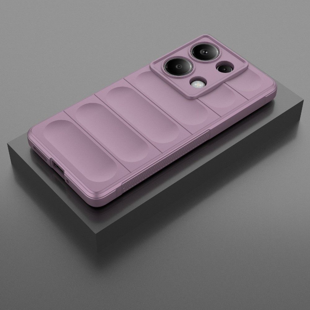 Rugg odolný gélový obal na Xiaomi Redmi Note 14S - svetlofialový
