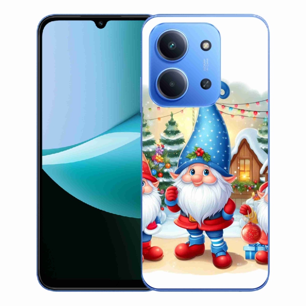 Gélový kryt mmCase na Xiaomi Redmi 15C 4G/5G (173mm) - vianočné škriatkovia