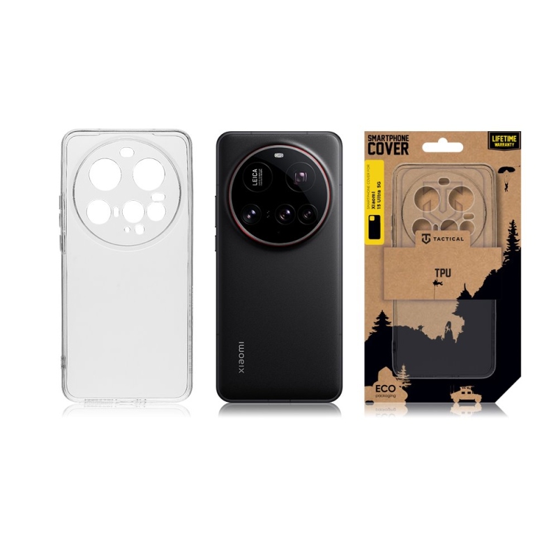 Tactical TPU Kryt pre Xiaomi 15 Ultra 5G Transparent