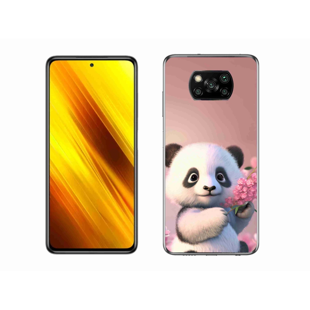 Gélový kryt mmCase na Xiaomi Poco X3 Pro - roztomilá panda