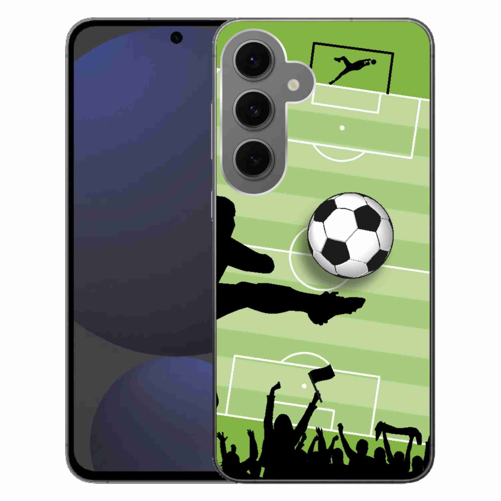 Gélový kryt mmCase na Samsung Galaxy S24 FE - futbal 3