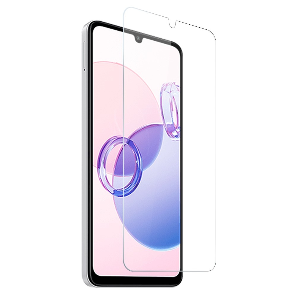 NORTHJO priehľadný gélový obal + tvrdené sklo na Xiaomi Redmi 13C 5G - priehľadný