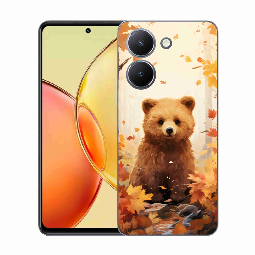 Gélový kryt mmCase na Vivo Y36 - medveď v lese