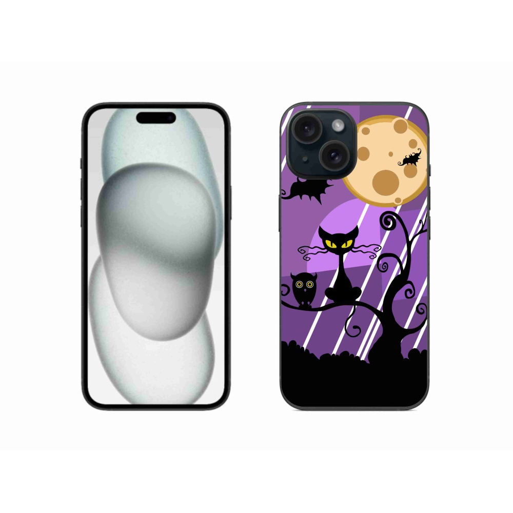 Gélový kryt mmCase na iPhone 15 - halloween