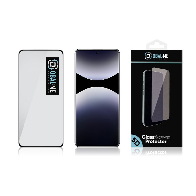 BALENIE:ME 5D tvrdené sklo pre Xiaomi Redmi Note 14 Pro 4G/5G/Poco X7 5G Black
