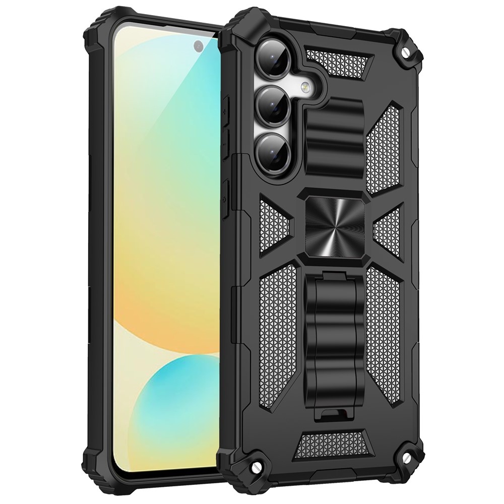 Shock odolný hybridný kryt pre Samsung Galaxy A17 4G/5G/A26 5G - čierny