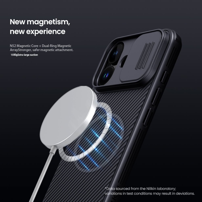 Nillkin CamShield PRO Magnetický zadný kryt pre Apple iPhone 17 Black
