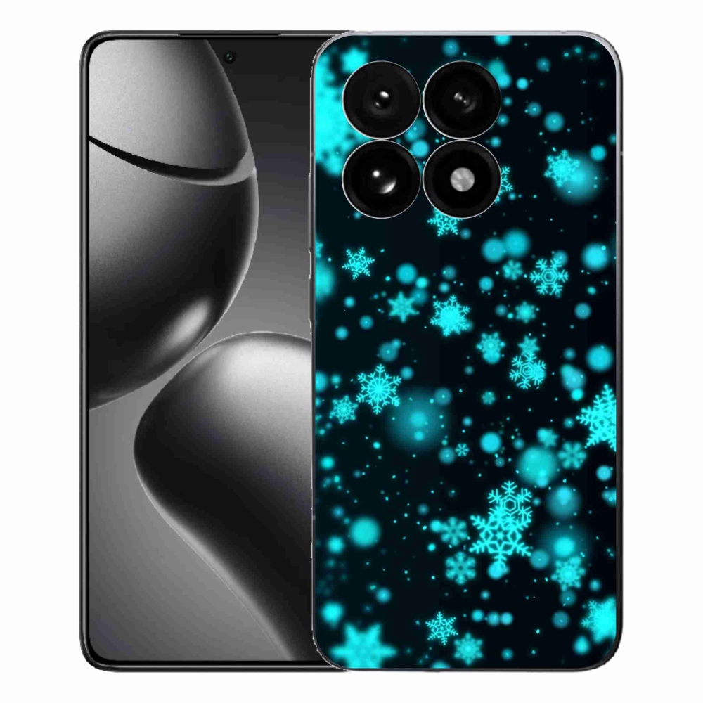 Gélový kryt mmCase na Xiaomi 15T - snehové vločky 1