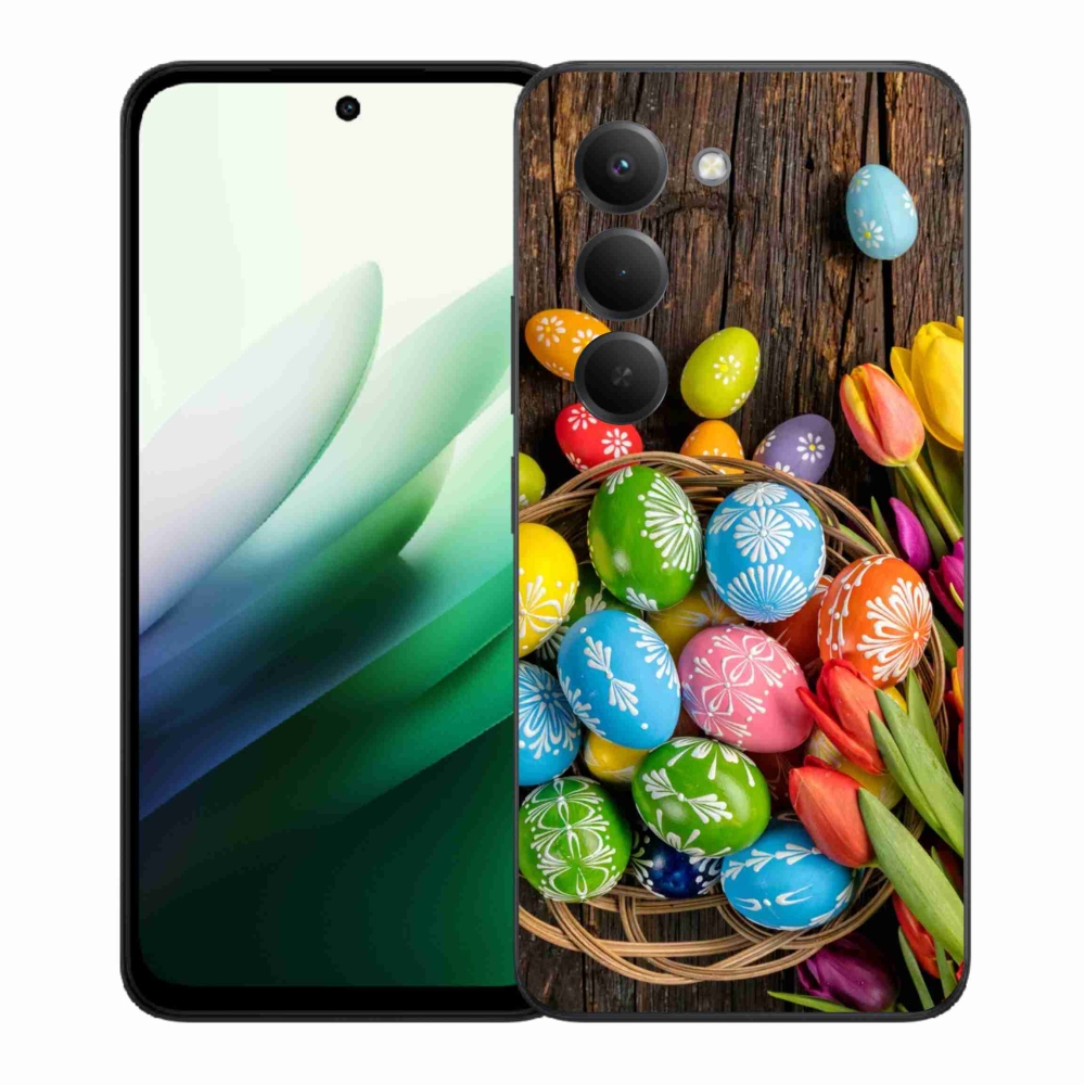 Gélový kryt mmCase na Xiaomi Redmi 15 5G (169mm) - veľkonočné vajíčka