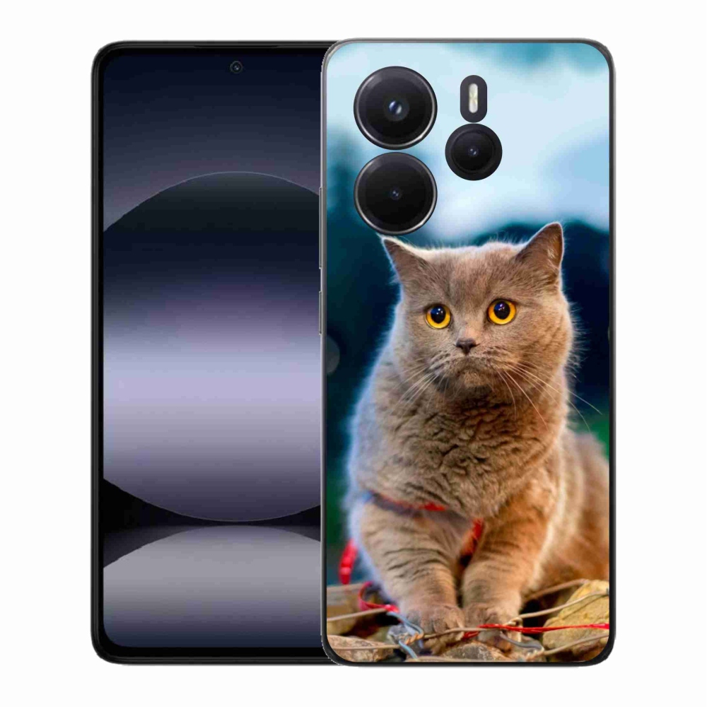 Gélový kryt mmCase na Xiaomi Redmi Note 14 - britská modrá 2