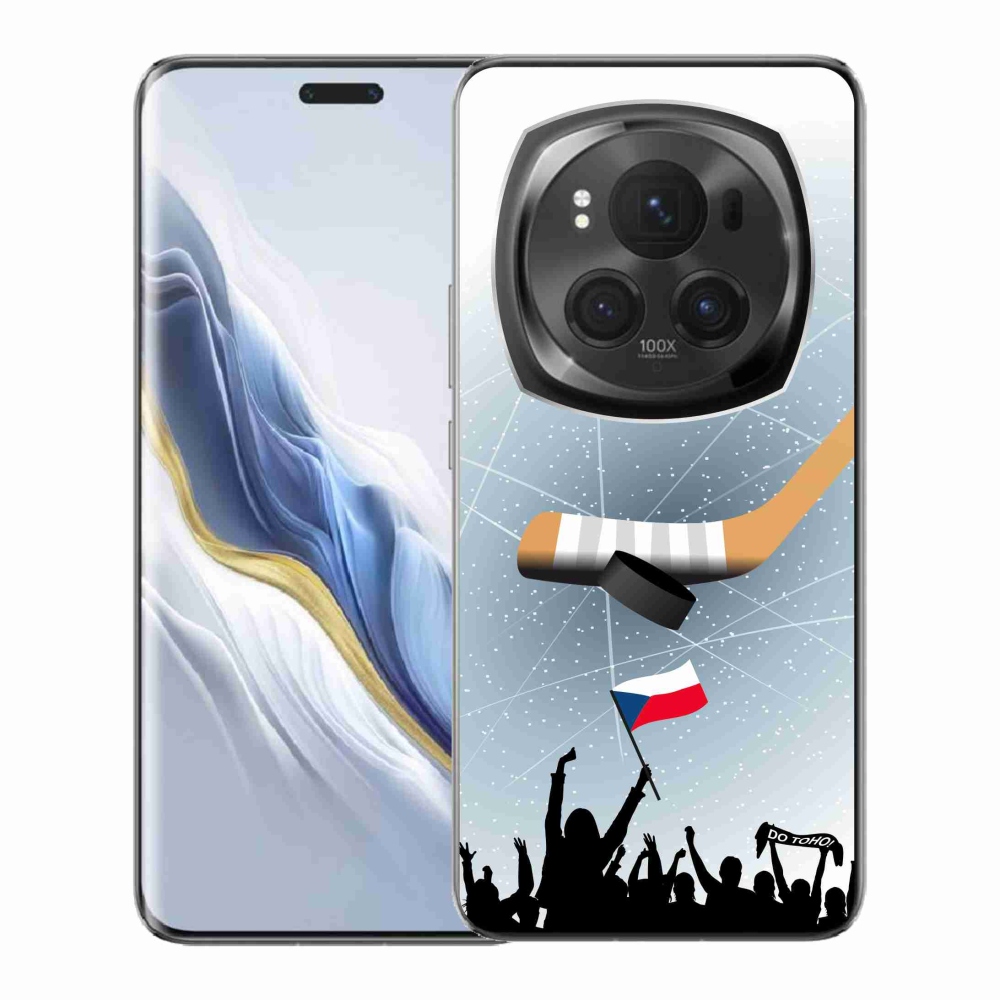Gélový kryt mmCase na Honor Magic 6 Pro 5G - fanúšikovia hokeja