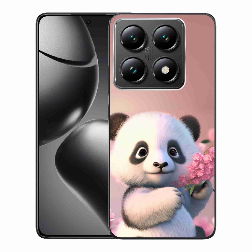 Gélový kryt mmCase na Xiaomi 14T Pro - roztomilá panda