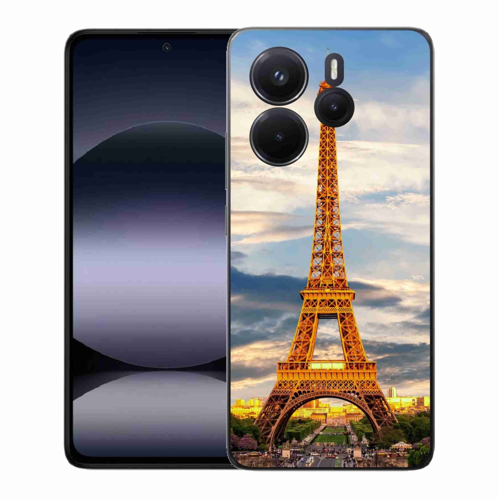 Gélový kryt mmCase na Xiaomi Redmi Note 14 - eiffelova veža 3