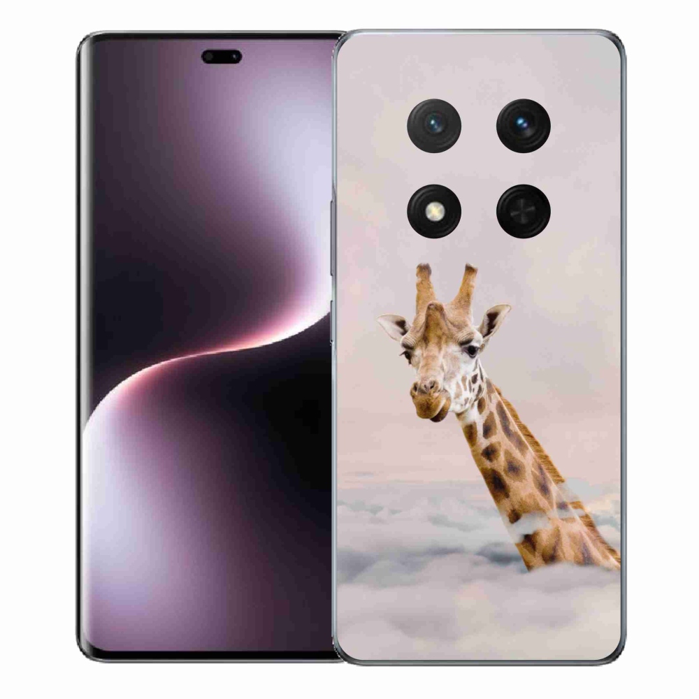 Gélový kryt mmCase na Honor Magic 7 Lite 5G - žirafa v oblakoch