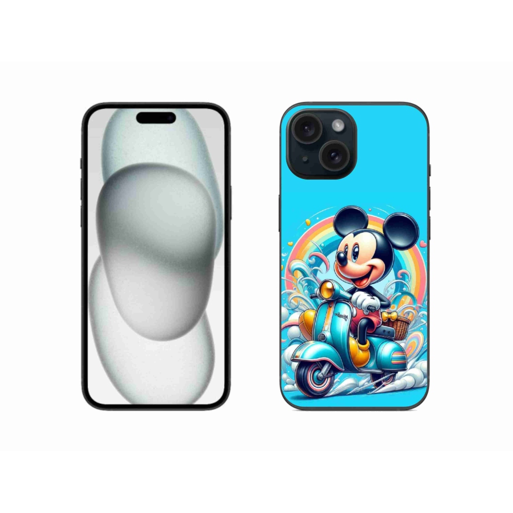 Gélový kryt mmCase na iPhone 15 - mickey mouse 2