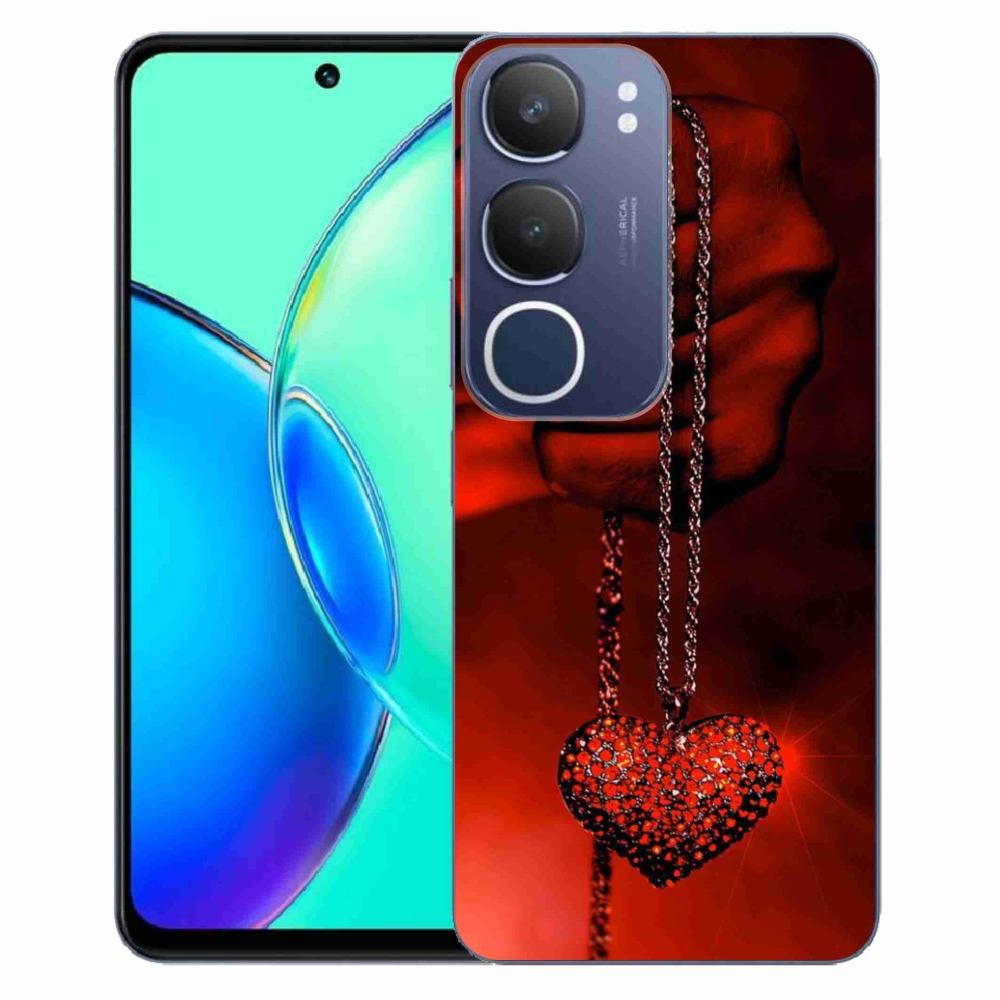 Gélový kryt mmCase na Vivo Y19s - náhrdelník