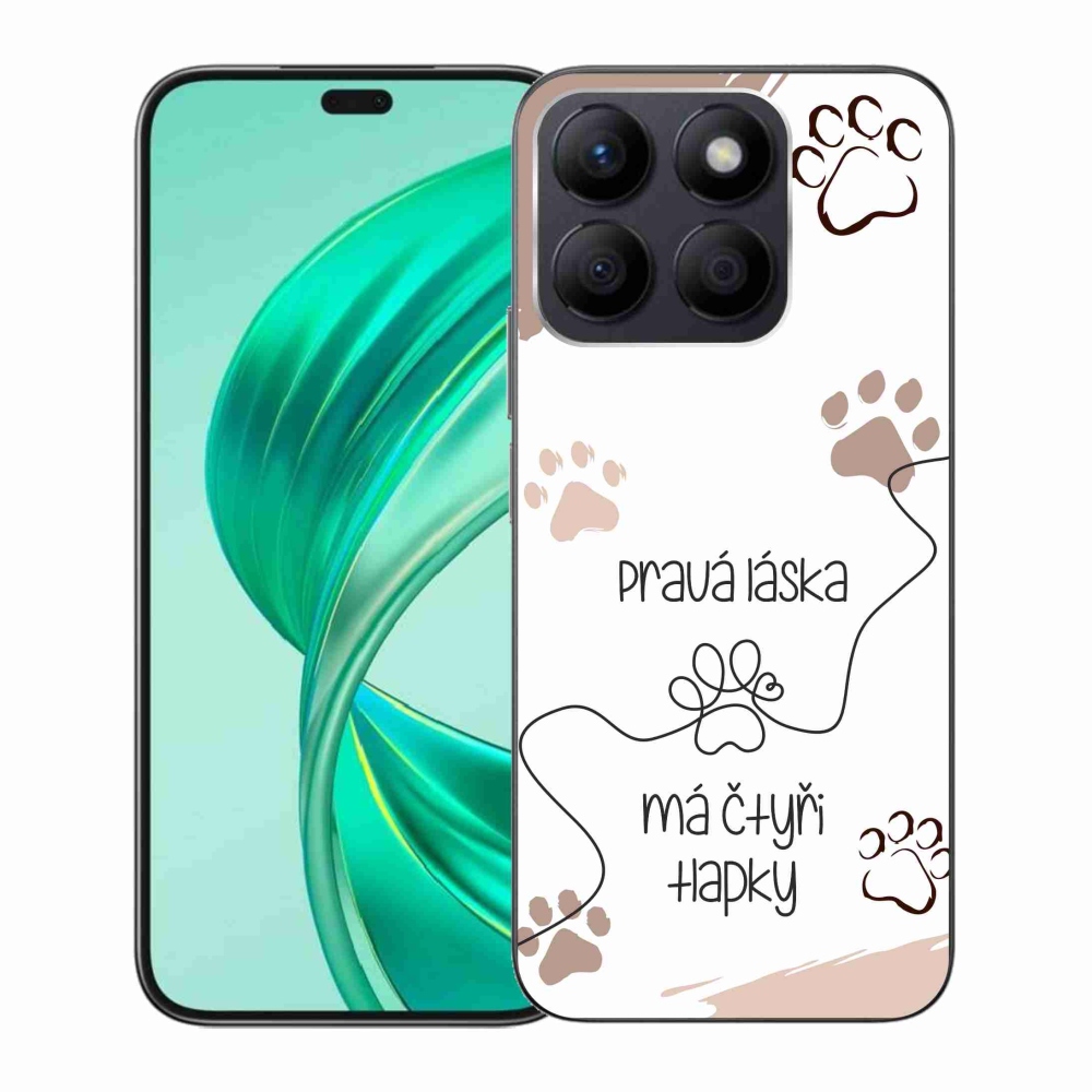Gélový kryt mmCase na Honor X8b - psí motív 1 biele pozadie