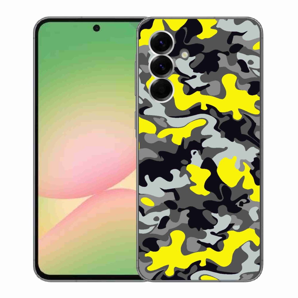 Gélový kryt mmCase na Samsung Galaxy A56 5G - maskáčový vzor 6
