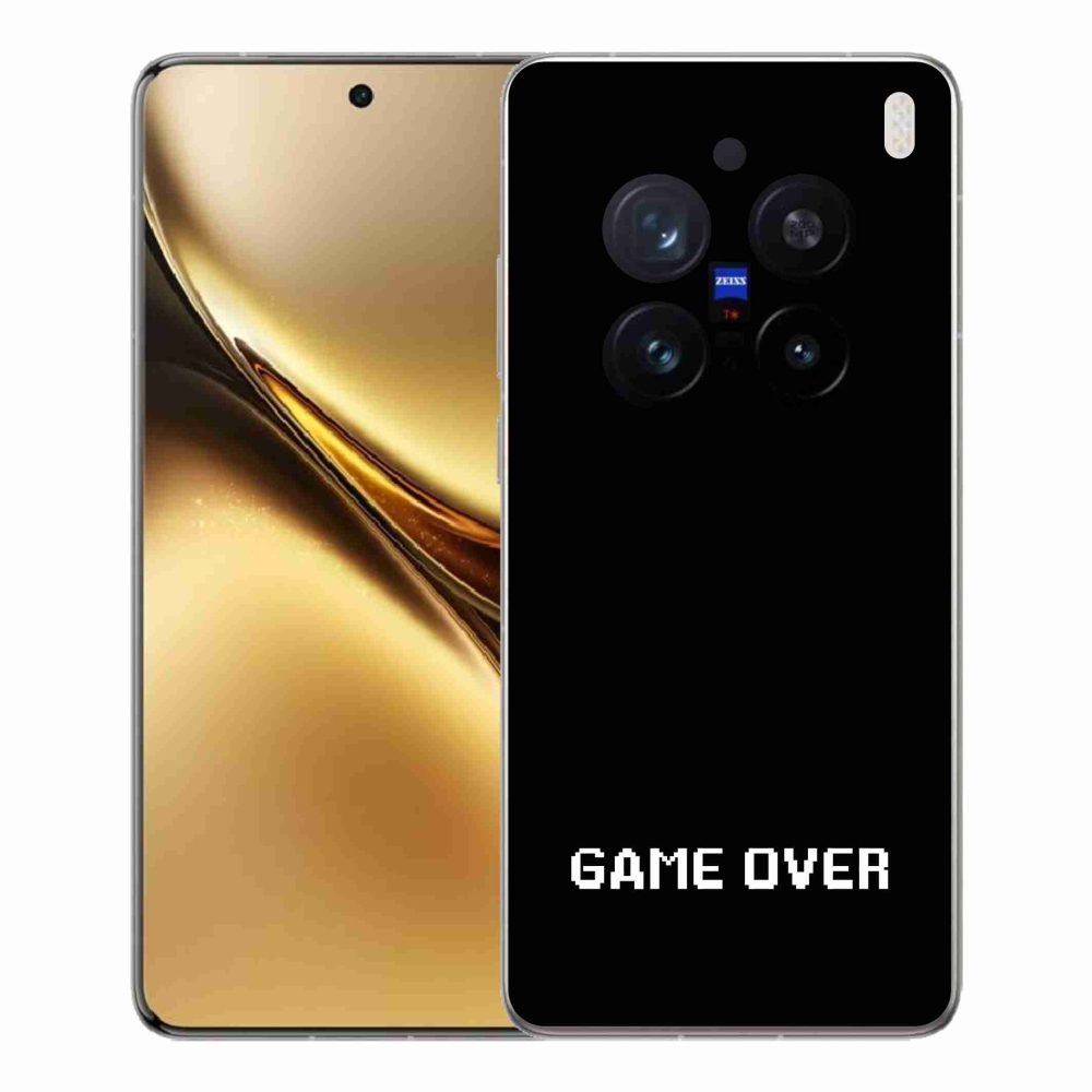 Gélový kryt mmCase na Vivo X200 Pro 5G - game over čierne pozadie