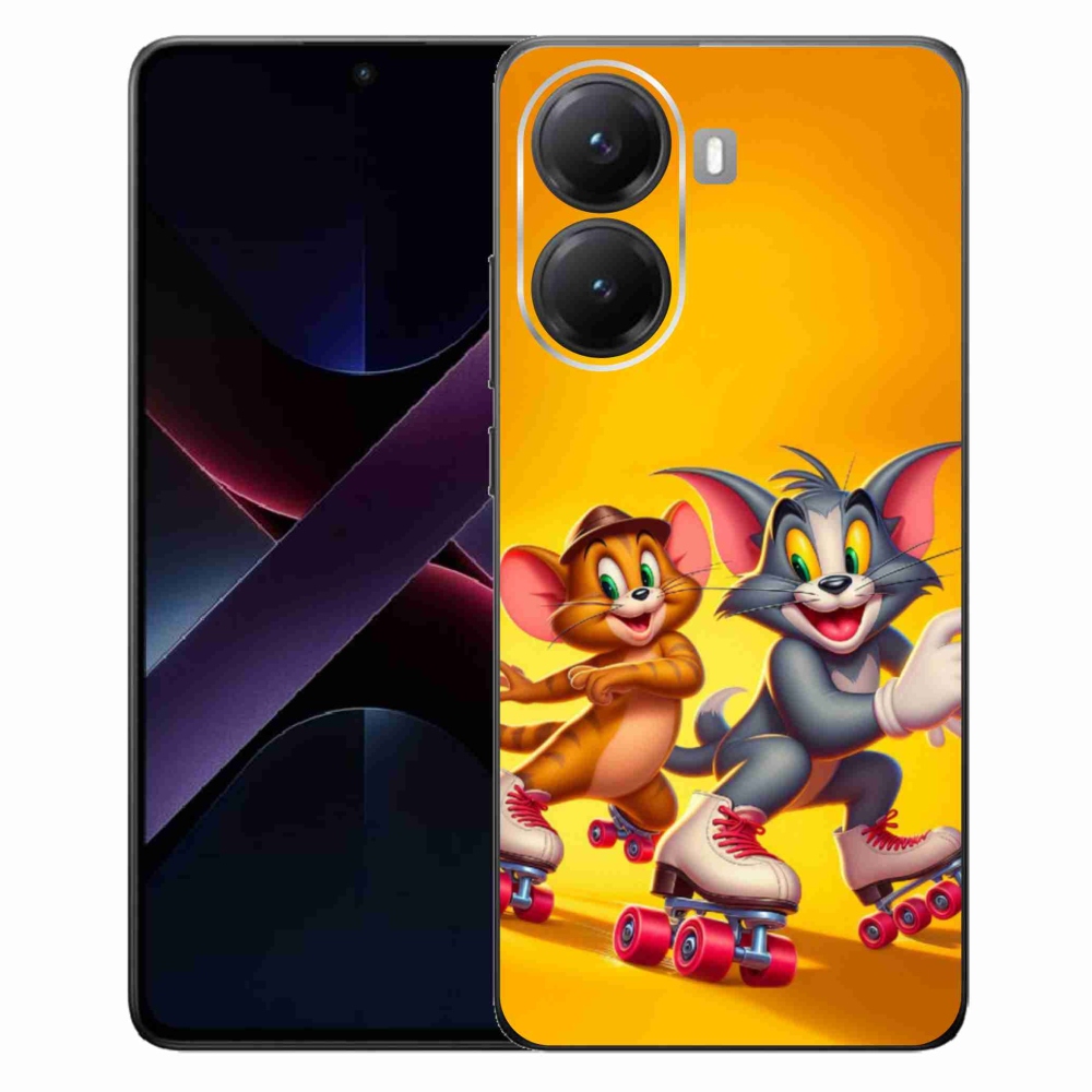 Gélový kryt mmCase na Xiaomi Poco X7 Pro 5G - tom a jerry