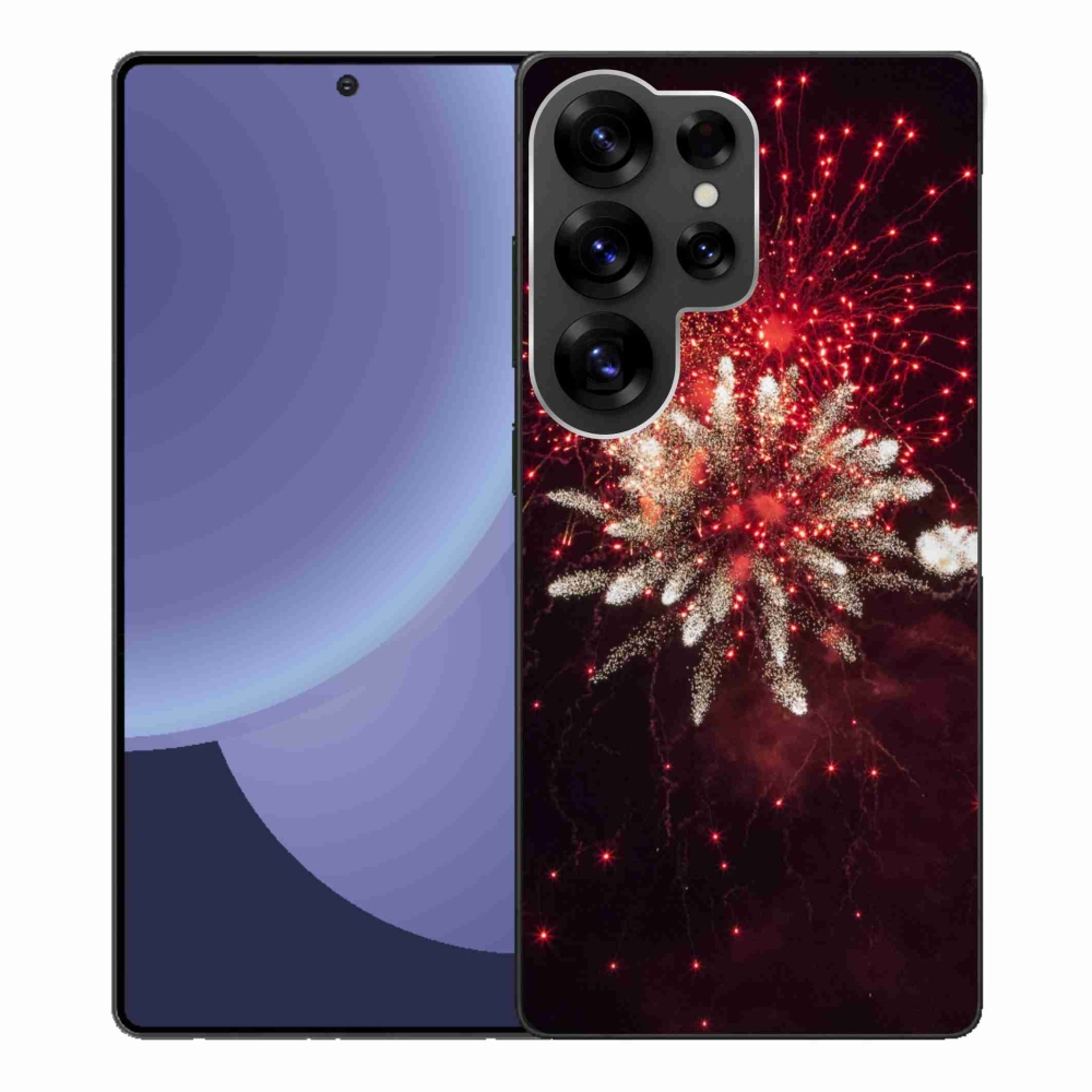 Gélový kryt mmCase na Samsung Galaxy S25 Ultra - ohňostroj