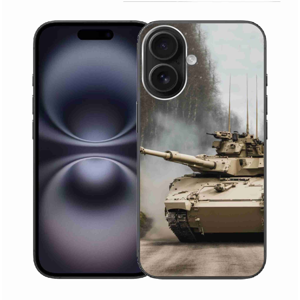 Gélový kryt mmCase na iPhone 16 - tank 1