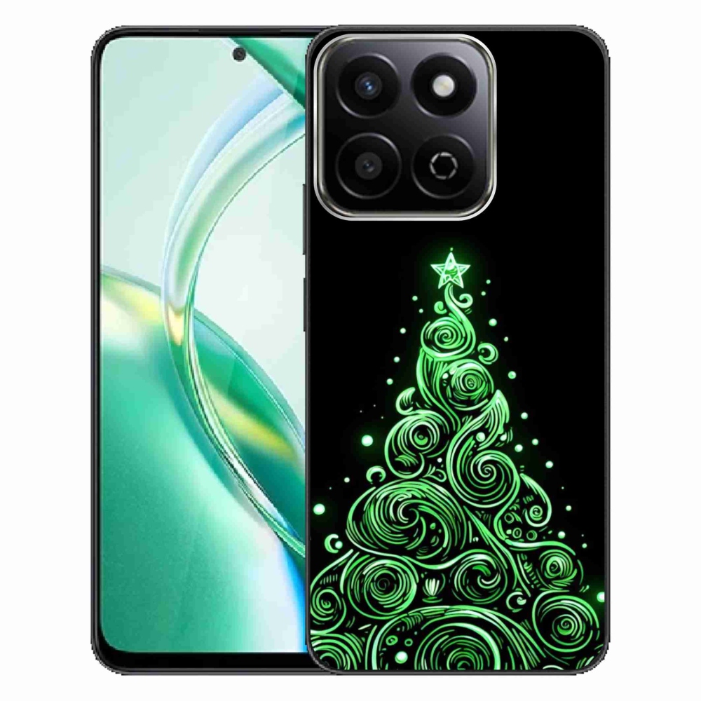 Gélový kryt mmCase na Honor 200 Smart 5G - neónový vianočný stromček 3