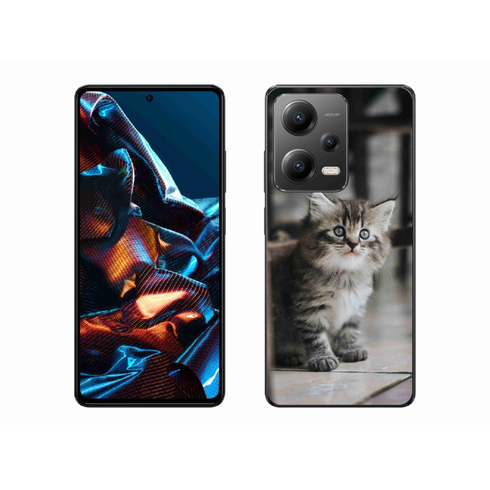 Gélový kryt mmCase na mobil Xiaomi Redmi Note 12 Pro 5G - mačiatko