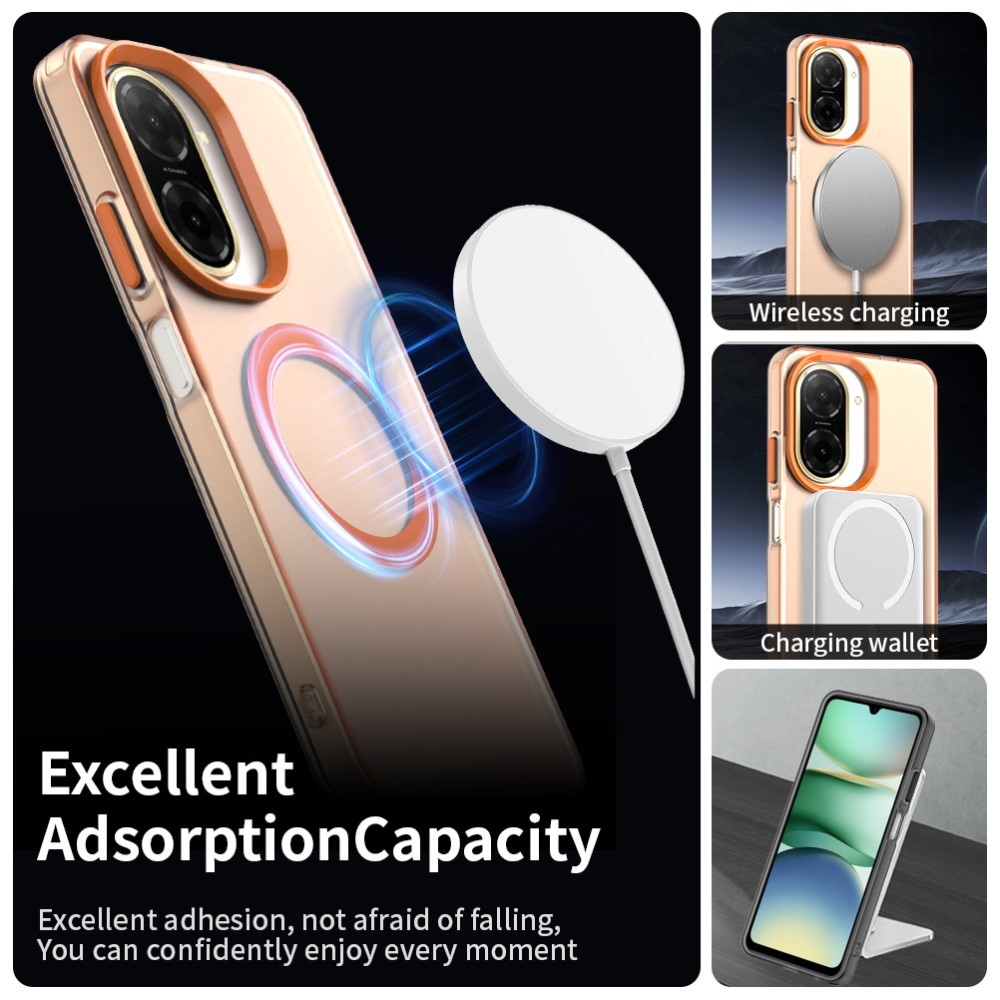 Candy gélový obal s MagSafe na Xiaomi Redmi A5 (171.7x77.8x8.3mm) - oranžový