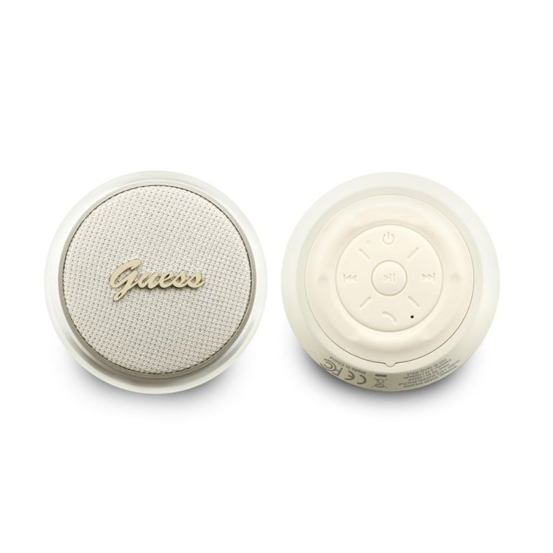 Bluetooth reproduktor Guess Script Metal Logo 5 W, zlatý