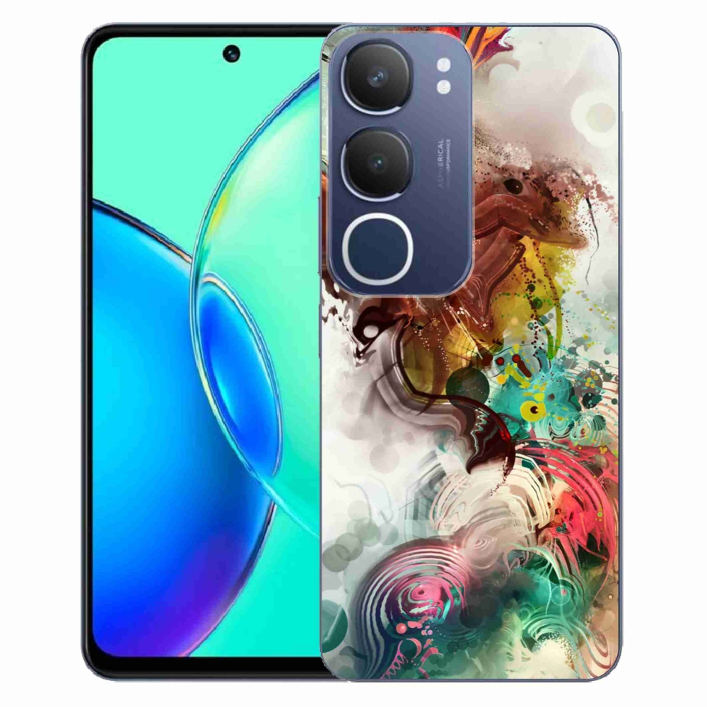 Gélový kryt mmCase na Vivo Y19s - abstrakt 1