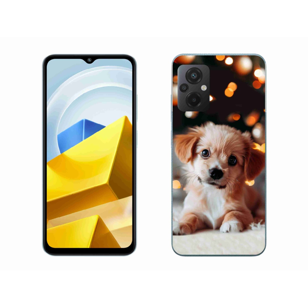 Gélový kryt mmCase na Xiaomi Poco M5 4G - šteniatko