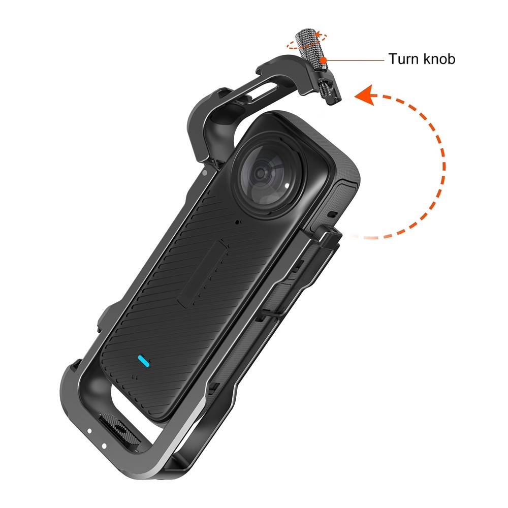 PULUZ ochranná klietka s krytkou objektívu pre Insta360 X4