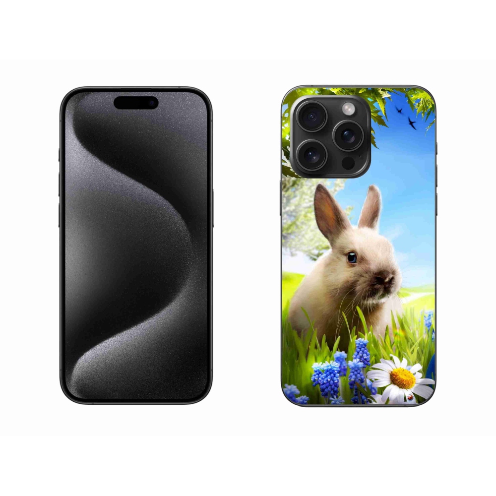 Gélový kryt mmCase na iPhone 15 Pro Max - zajačik