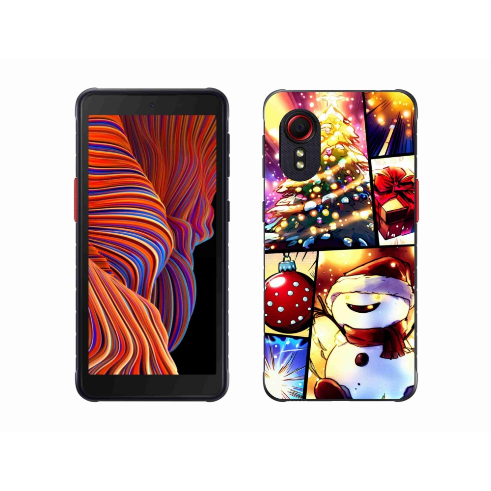 Gélový kryt mmCase na Samsung Galaxy Xcover 5 - vianočné motívy 1
