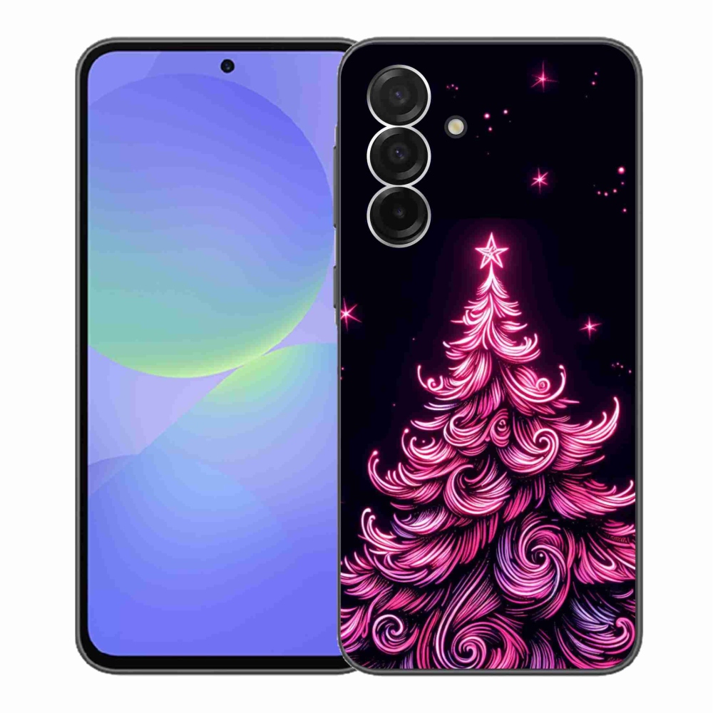 Gélový kryt mmCase na Samsung Galaxy A36 5G - neónový vianočný stromček 2