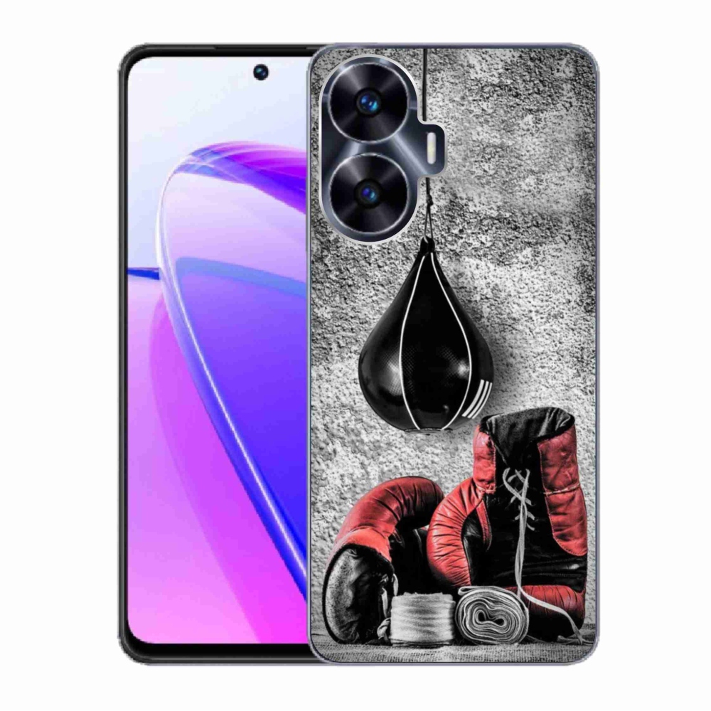 Gélový kryt mmCase na Realme C55 - boxovacie vrece a rukavice