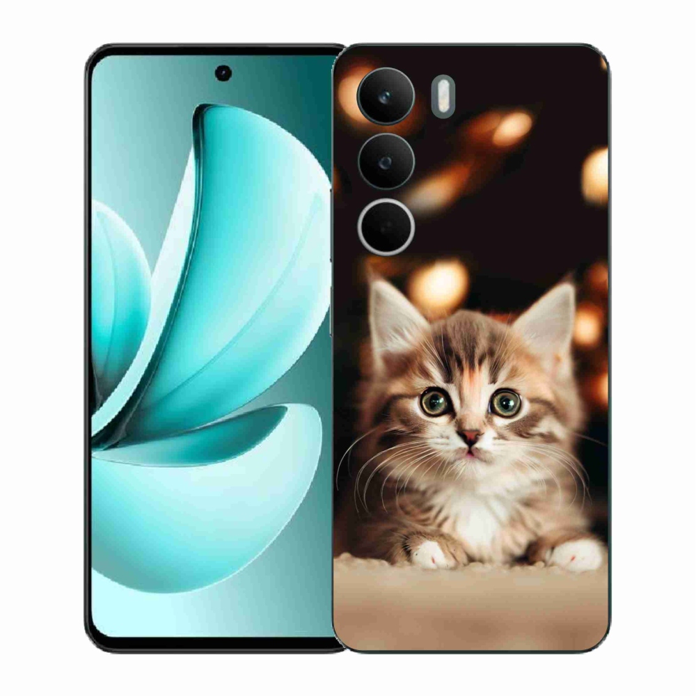 Gélový kryt mmCase na Realme C71 - roztomilé mačiatko 2